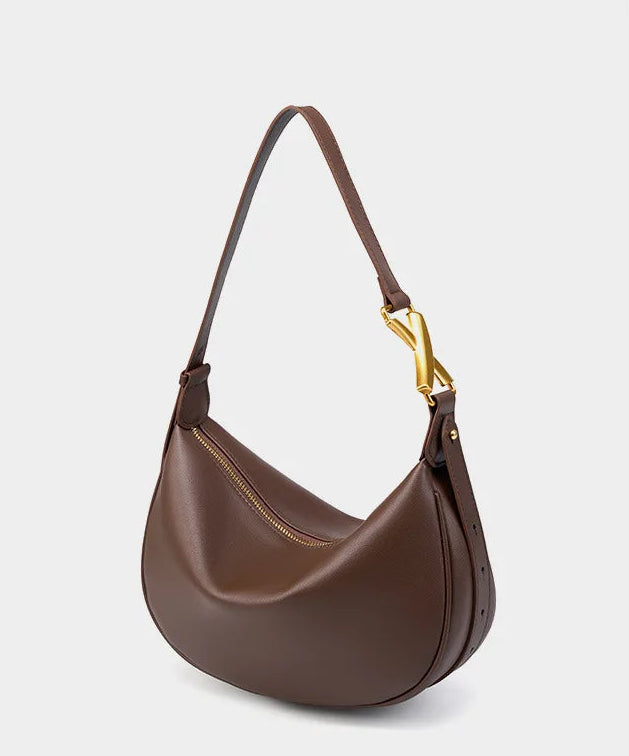 Imperial Premium Cowhide Spacious Minimalist Crossbody Bag