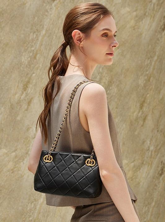 Classic Quilted Lambskin Chain Bag
