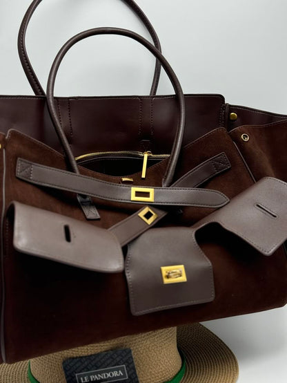 Genuine Leather The Daily Grand Tote