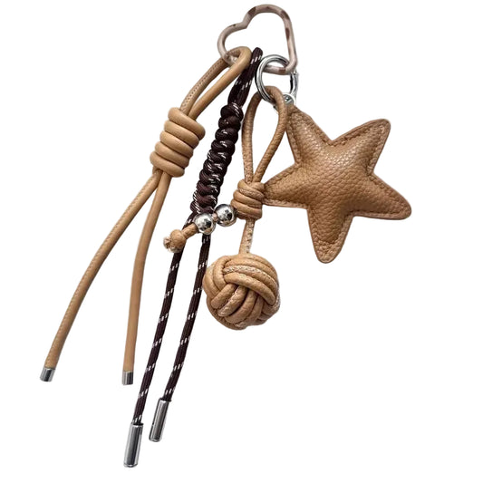 Artisan Leather Star Hanging Charm