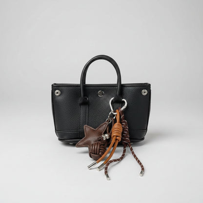 Artisan Leather Star Hanging Charm