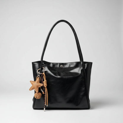 Artisan Leather Star Hanging Charm