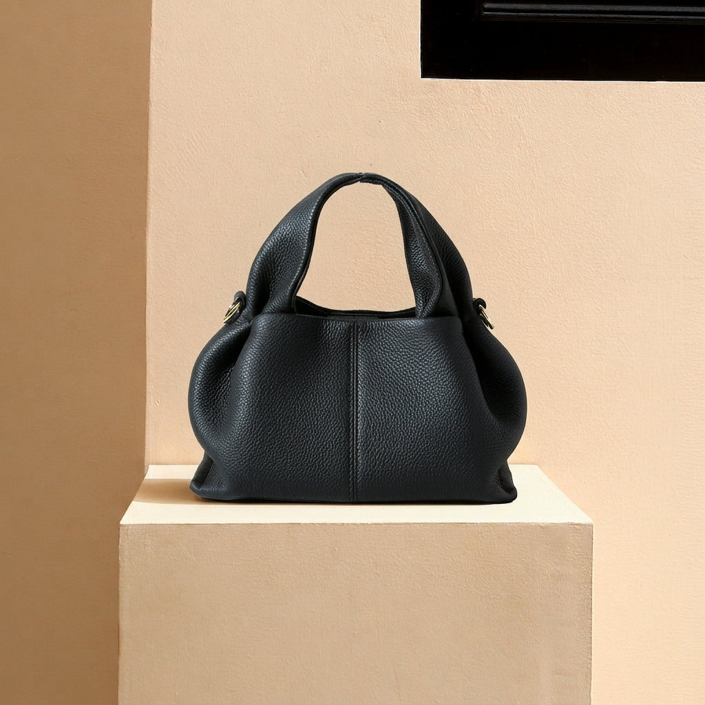 Serena Genuine Leather Slouchy Hobo Satchel
