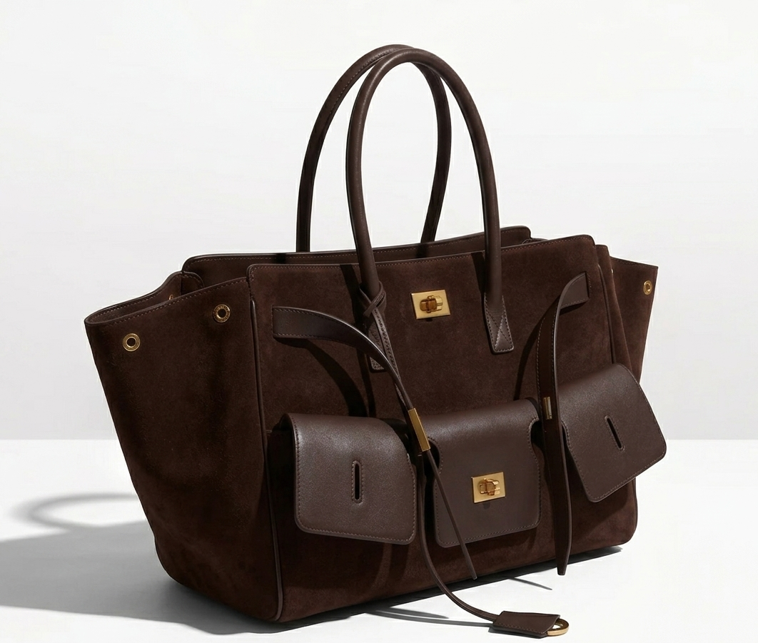 Genuine Leather The Daily Grand Tote