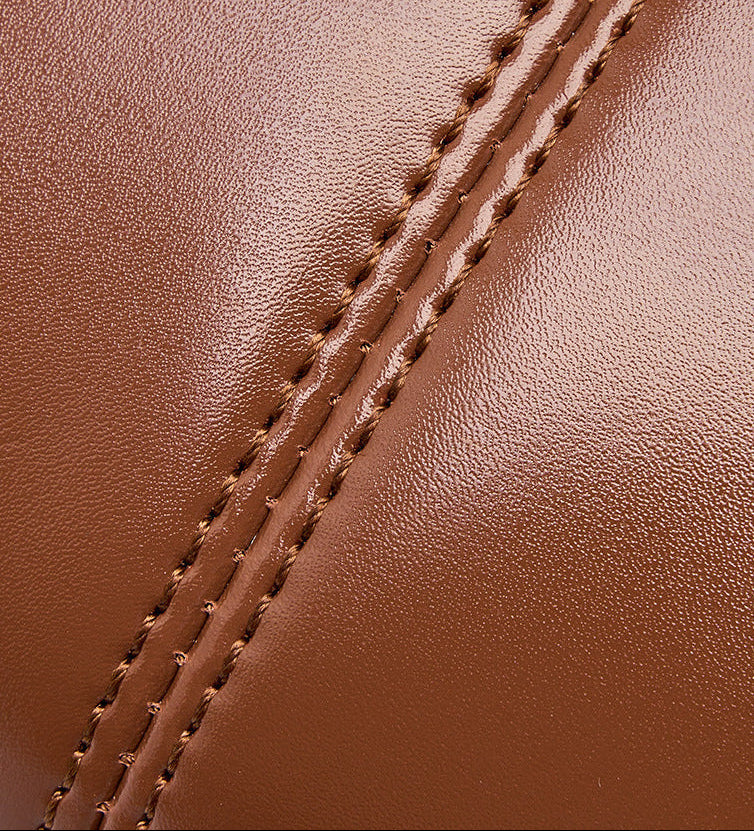 Genuine Leather Luxury Designer Square Handbag