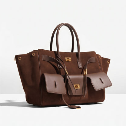 Genuine Leather The Daily Grand Tote