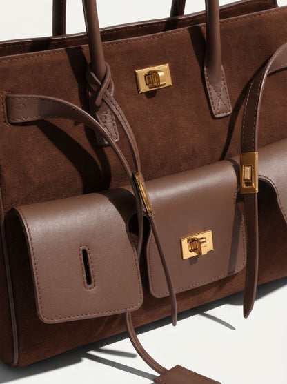 Genuine Leather The Daily Grand Tote