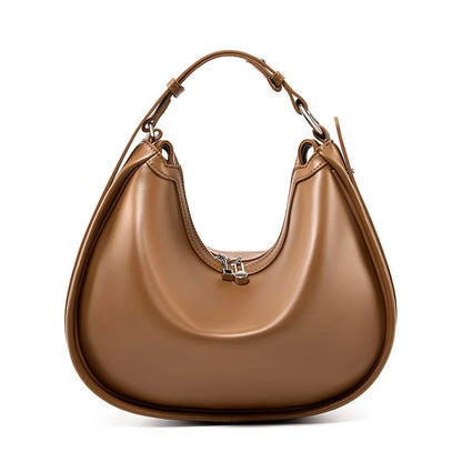 Celestial Genuine Leather Minimalist Luxury Flap Tote