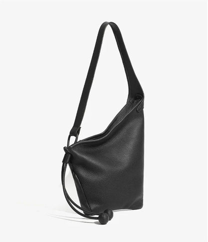 Zephyr Genuine Leather Sloping Contour Hobo