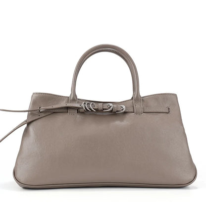 Monarch Genuine Leather Retro Style Everyday Handbag