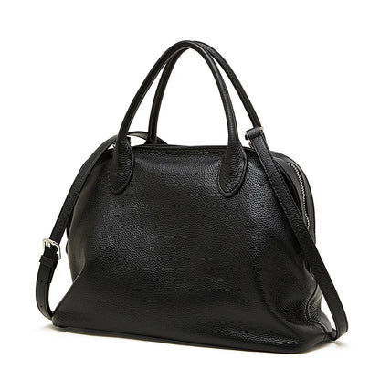 Aura Genuine Leather Fluid Silhouette Tote