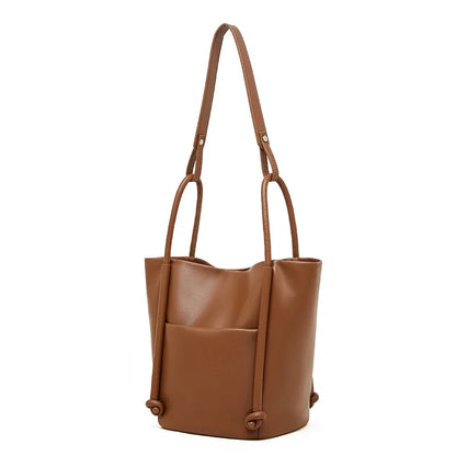 Elysian Genuine Leather High-Quality Soft Cowhide Tote Bag