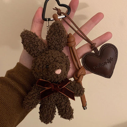 Sweet Rabbit Plush Bag Accessory
