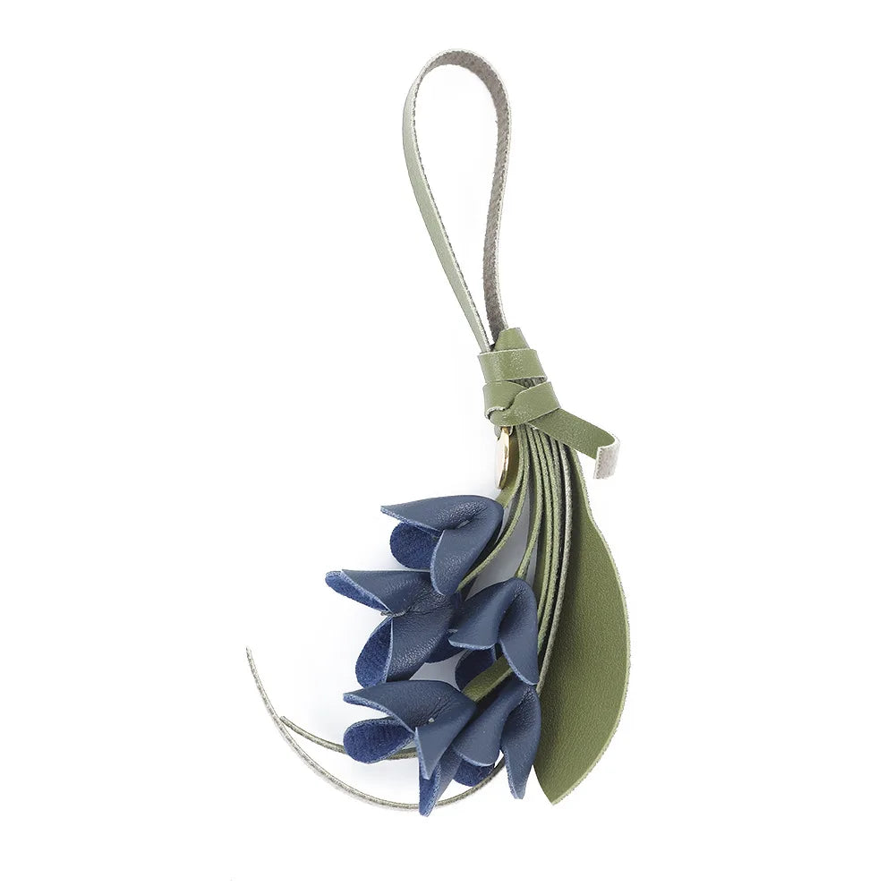 Elegant Flower Bag Charm