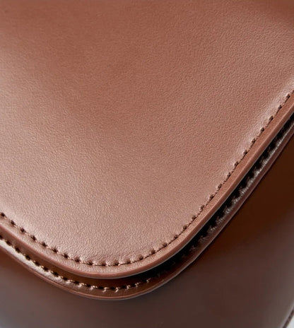 Charming Genuine Leather Minimalist Small Shoulder Bag