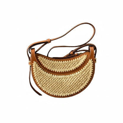Luxury Crescent Saddle Handbag