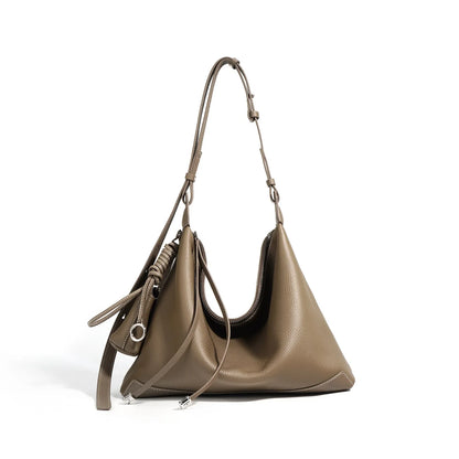 Premium Genuine Leather Chic Designer Tote and Small Purse Set