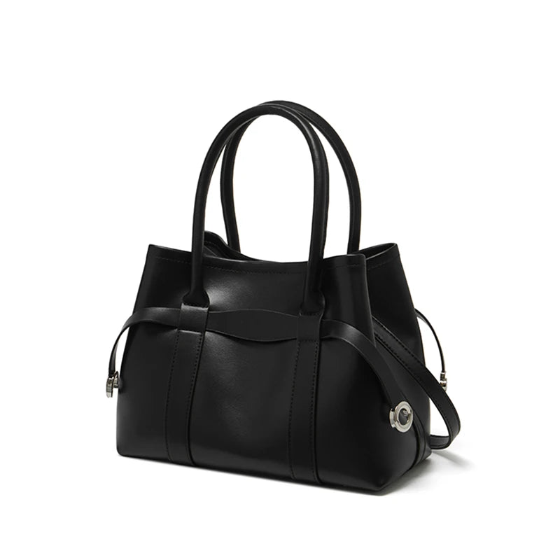 Urban Premium Cowhide Spacious Commuter Shoulder Bag