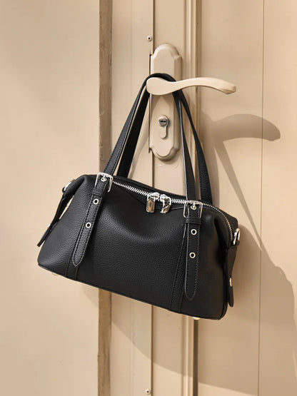 Elysian Genuine Leather Convertible Mini Satchel