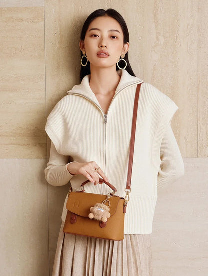Aura Genuine Leather Mini Cross body Bag