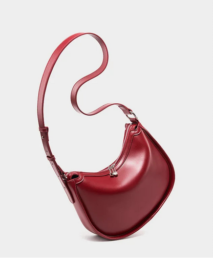 Celestial Genuine Leather Minimalist Luxury Flap Tote