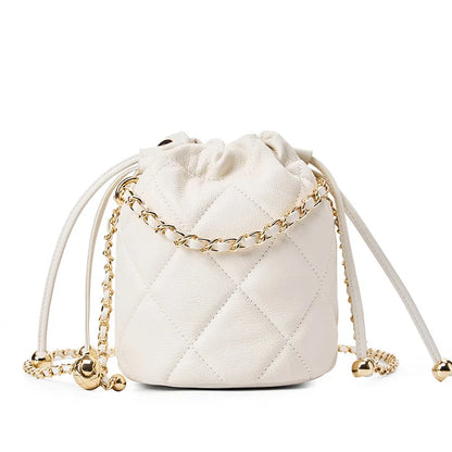 Majestic Luxury Genuine Leather Chain Shoulder Bag