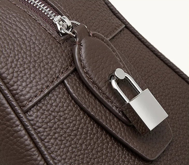 Dynasty Genuine Leather Large Capacity Underarm Tote