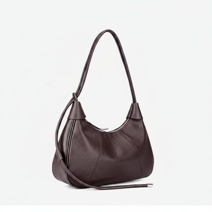 Genuine Leather Vintage Dumpling Shoulder Bag
