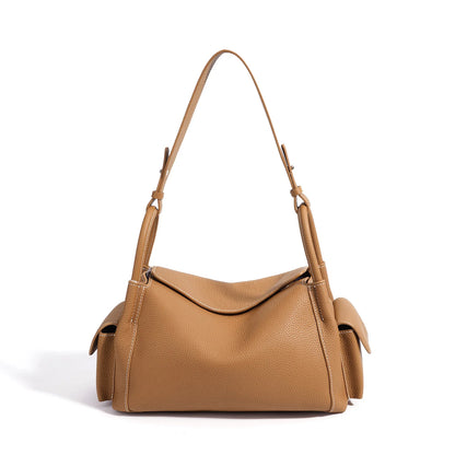 Sophisticated Leather Daily Commuter Shoulder Bag