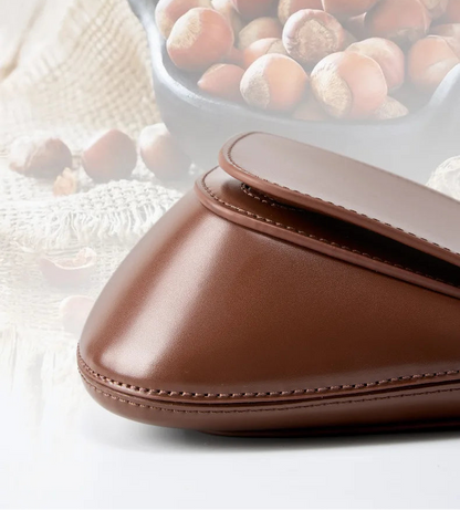 Charming Genuine Leather Minimalist Small Shoulder Bag