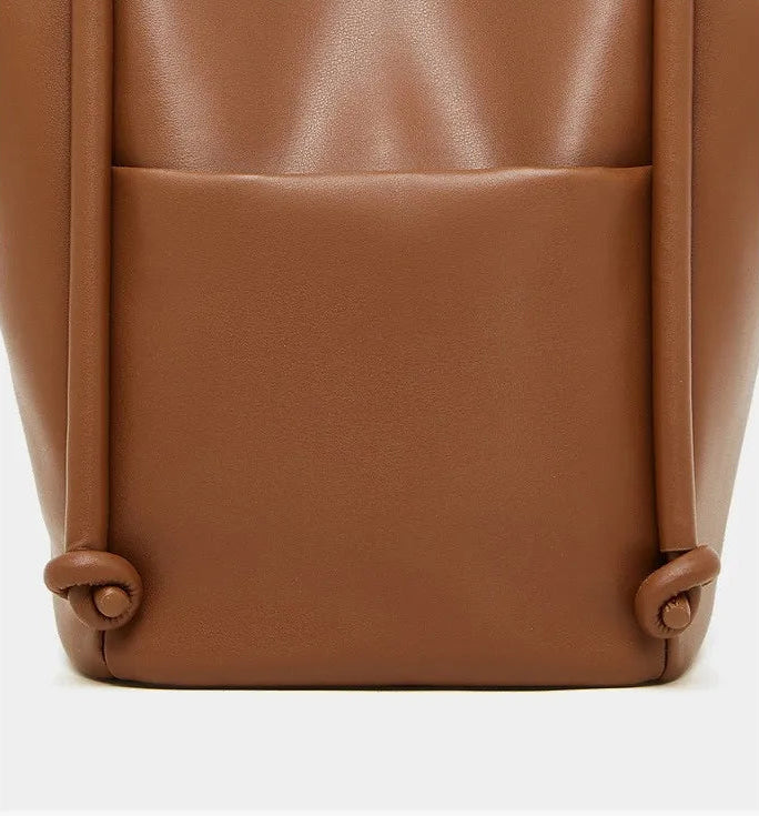Elysian Genuine Leather High-Quality Soft Cowhide Tote Bag