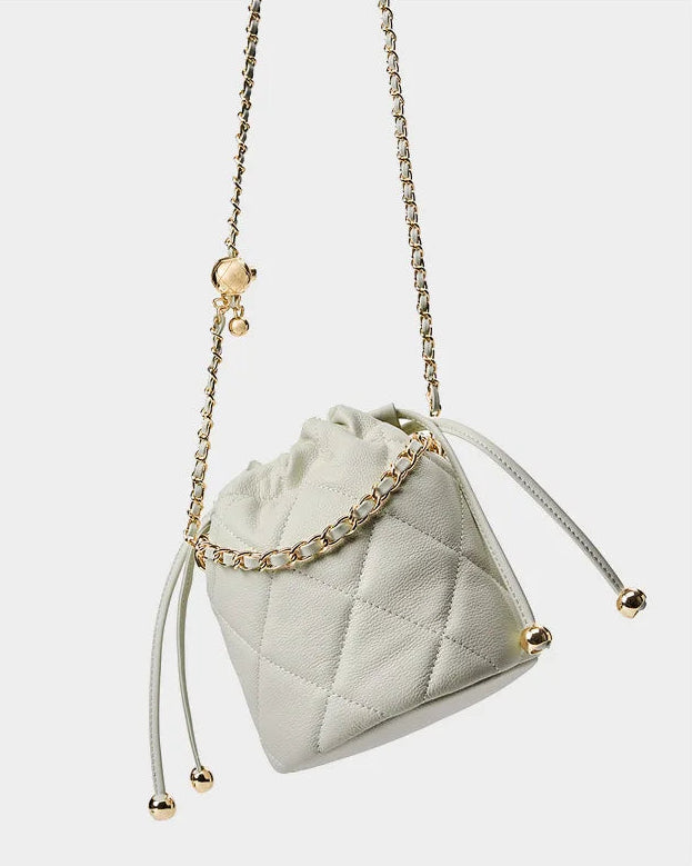 Majestic Luxury Genuine Leather Chain Shoulder Bag