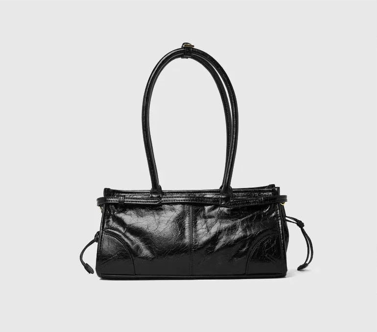 Elegant Genuine Leather Casual Shoulder Bag