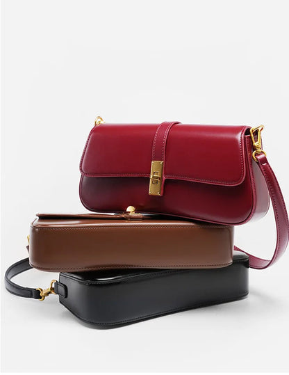 Majesty Premium Leather Classic Commuter Crossbody Bag