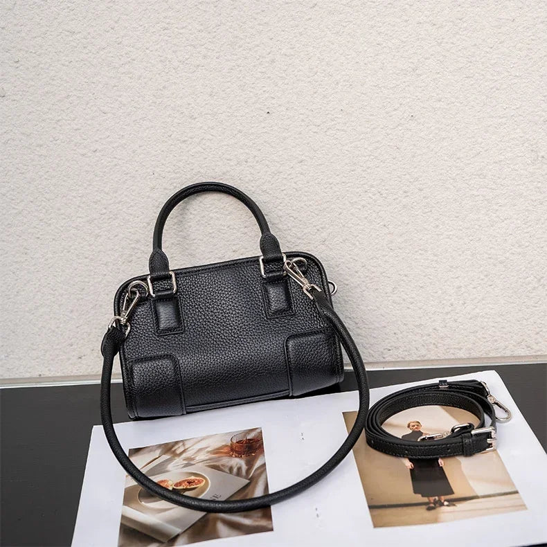 Aura Premium Genuine Leather Boxy Cross body Bag