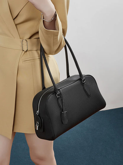 Dynasty Genuine Leather Large Capacity Underarm Tote