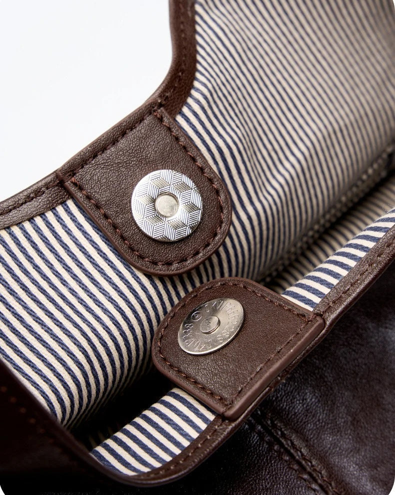 Premium Genuine Leather Chic Multi-Way Underarm Purse