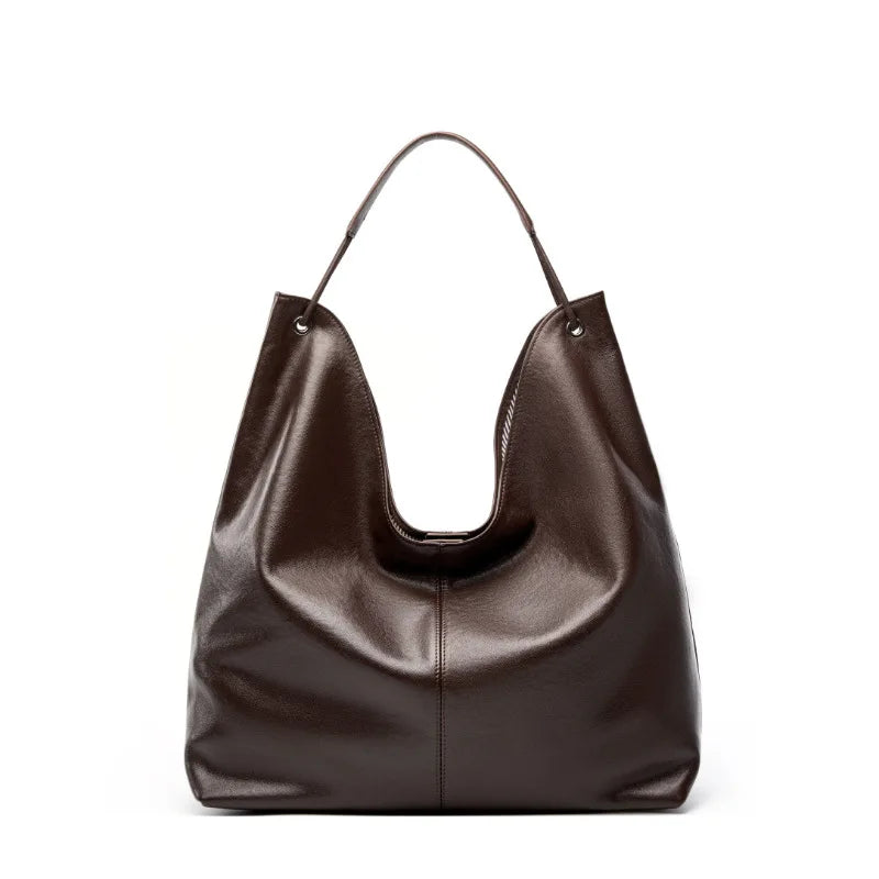 Premium Genuine Leather Chic Multi-Way Underarm Purse