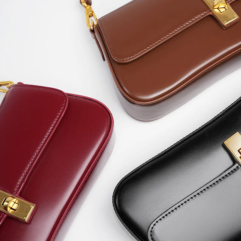 Majesty Premium Leather Classic Commuter Crossbody Bag