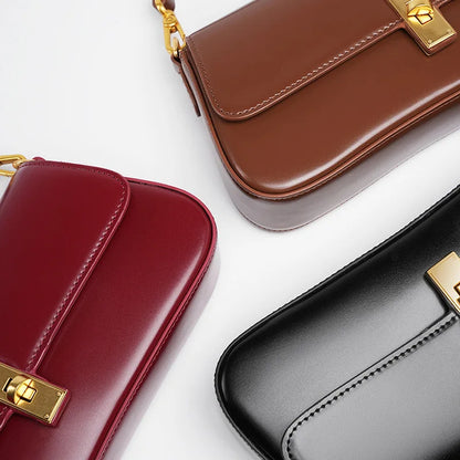 Majesty Premium Leather Classic Commuter Crossbody Bag