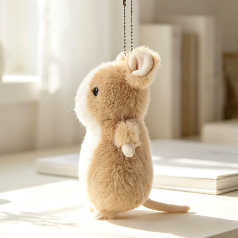 Fluffy Hamster Bag Charm
