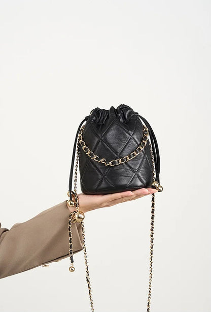 Majestic Luxury Genuine Leather Chain Shoulder Bag