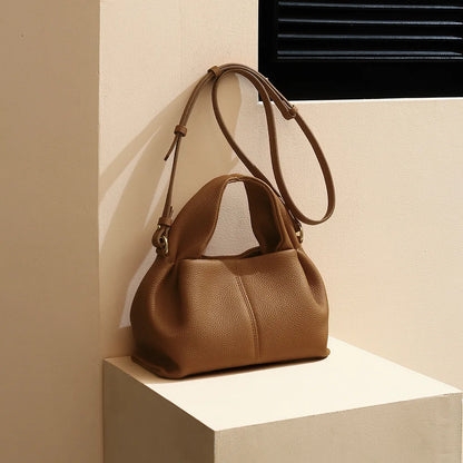 Serena Genuine Leather Slouchy Hobo Satchel