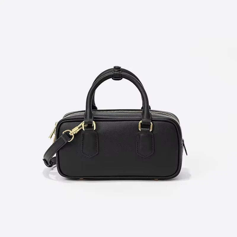 Genuine Leather Vintage Boston Bowling Bag