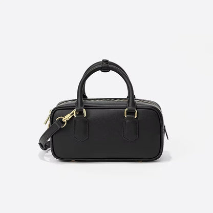 Genuine Leather Vintage Boston Bowling Bag
