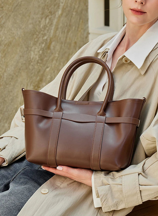 Urban Premium Cowhide Spacious Commuter Shoulder Bag