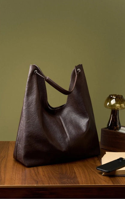 Premium Genuine Leather Chic Multi-Way Underarm Purse