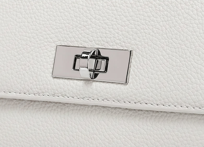 Aura Genuine Leather Minimalist Statement Bag