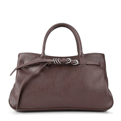 Monarch Genuine Leather Retro Style Everyday Handbag
