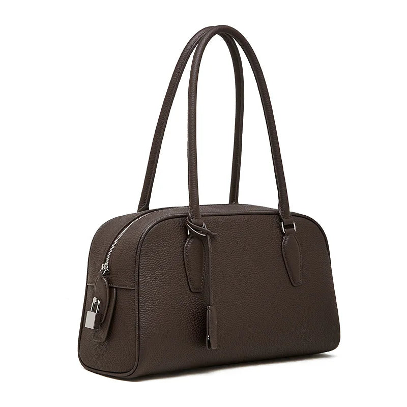 Dynasty Genuine Leather Large Capacity Underarm Tote